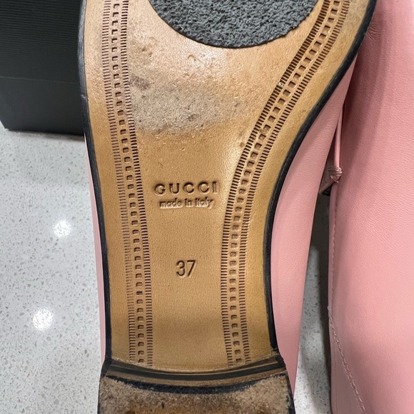 Gucci Women’s Leather Horsebit Loafer 37 Perfect Pink - Picture 10 of 16